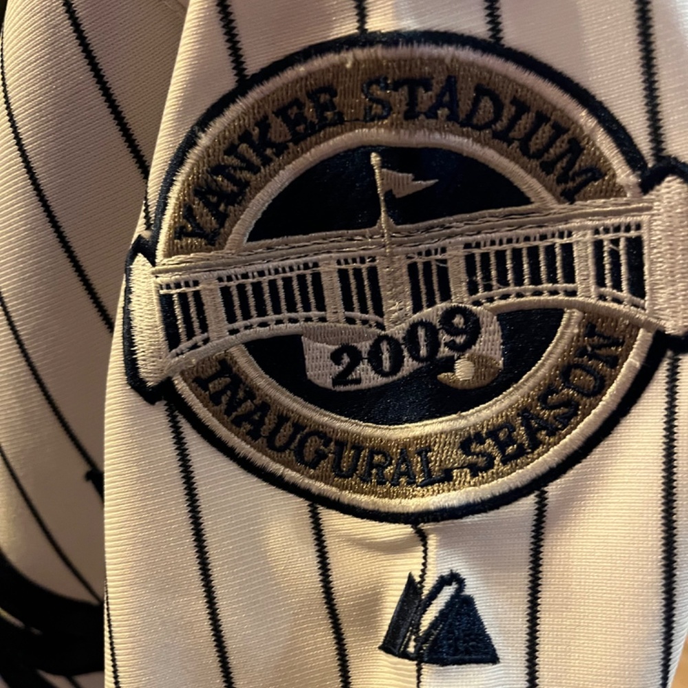 majestic 2009 inaugural new york yankees mantle jersey size 52 - Picture 4 of 7